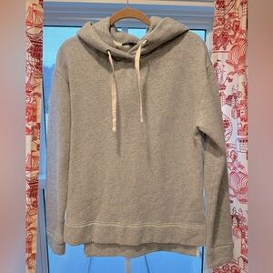 J Crew Hoodie Sweatshirt Light Gray